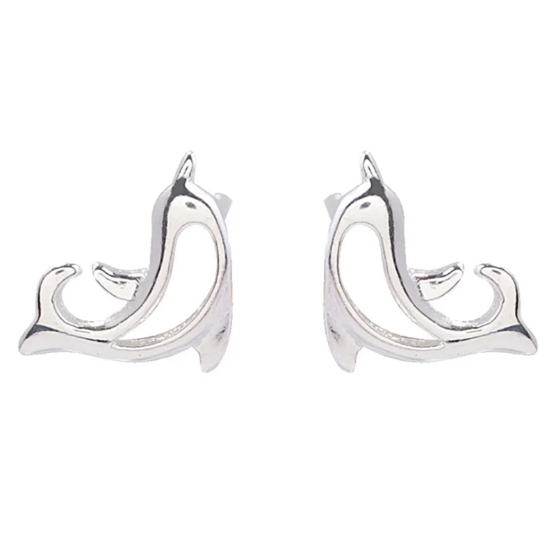 

Dolphin Animal Earrings Exquisite Earrings For Women Silver 925 Earrings Jewelry Stud Earrings Girls Earrings