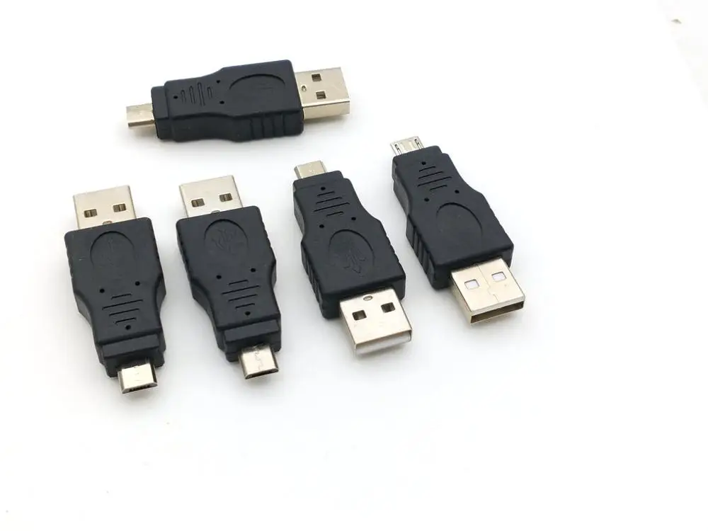 5 шт. Новый USB 2 0 A штекер к Micro контактный разъем адаптера|male plug|male malemale to male |