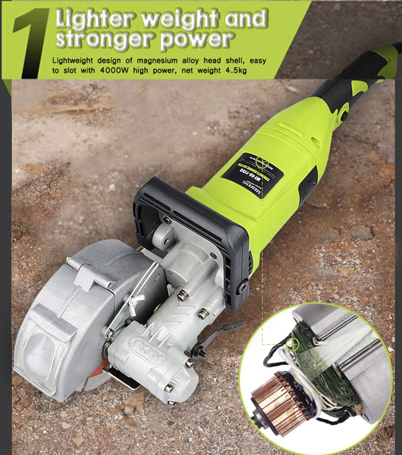 220 В электрическая машина для резки пазов прорезания стен B60 стальная бетона