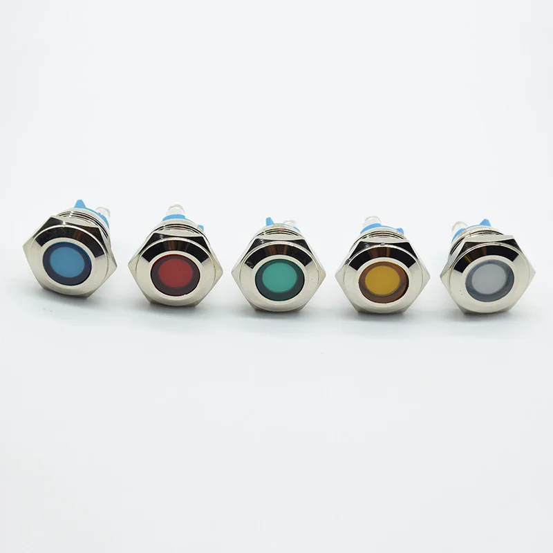 Металлическая светодиодная пилотная панель индикатор сигнала приборной панели