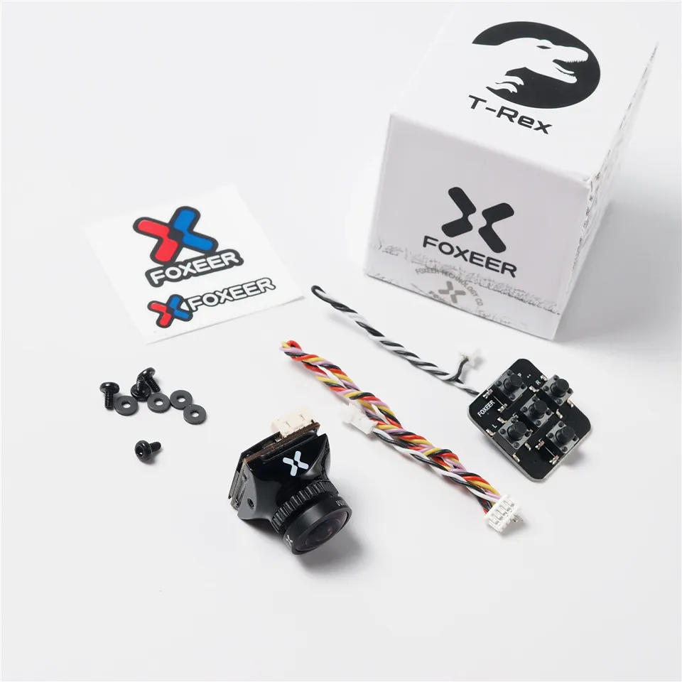 Foxeer T REX Micro FPV Camera 1500TVL M12 1 7 мм объектив 2MP 4 5 16V OSD WDR PAL NTSC переключаемая HD камера для