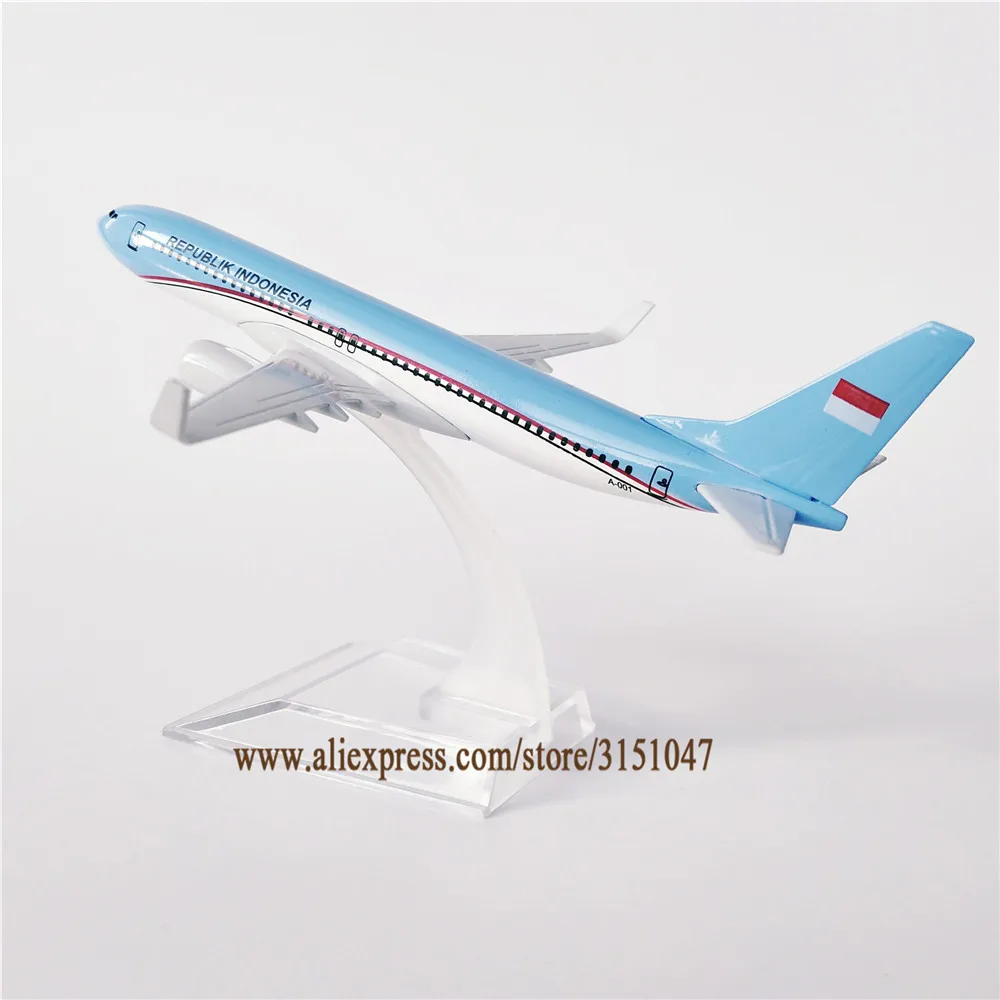16cm Air REPUBLIK INDONESIA Boeing 737 B737 Airways Airlines Metal Alloy Airplane Model Plane Diecast Aircraft | Игрушки и хобби