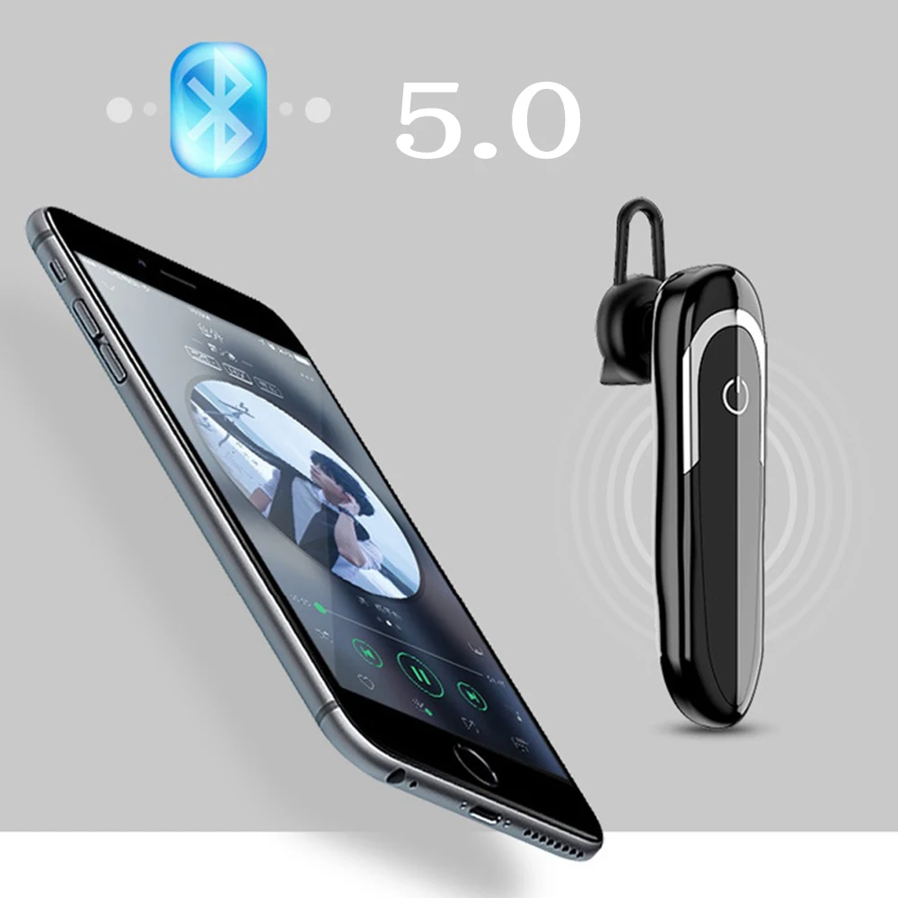 Wireles Bluetooth Headset D5 with Microphone Sweat Headphone Wireless Sports Music Stereo earphone for all smartphones |