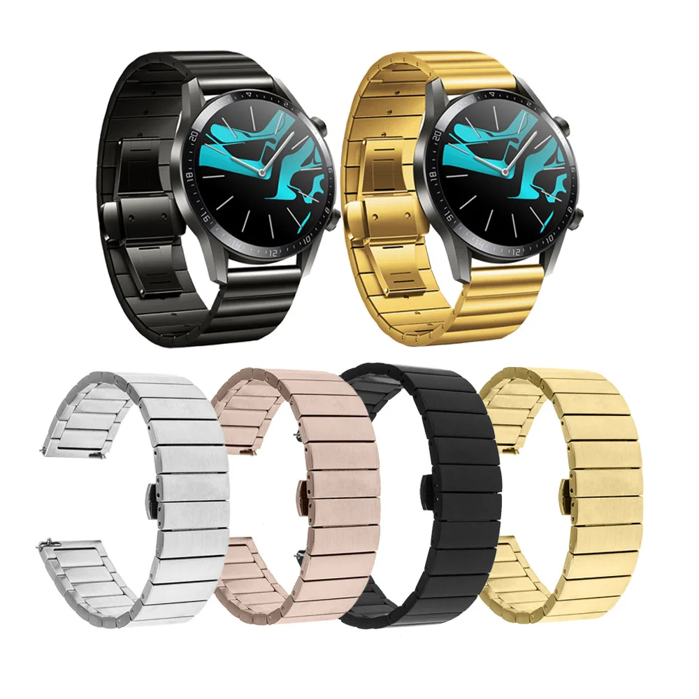 Ремешок для часов Huawei Watch GT 2 46 мм металлический браслет из нержавеющей стали с