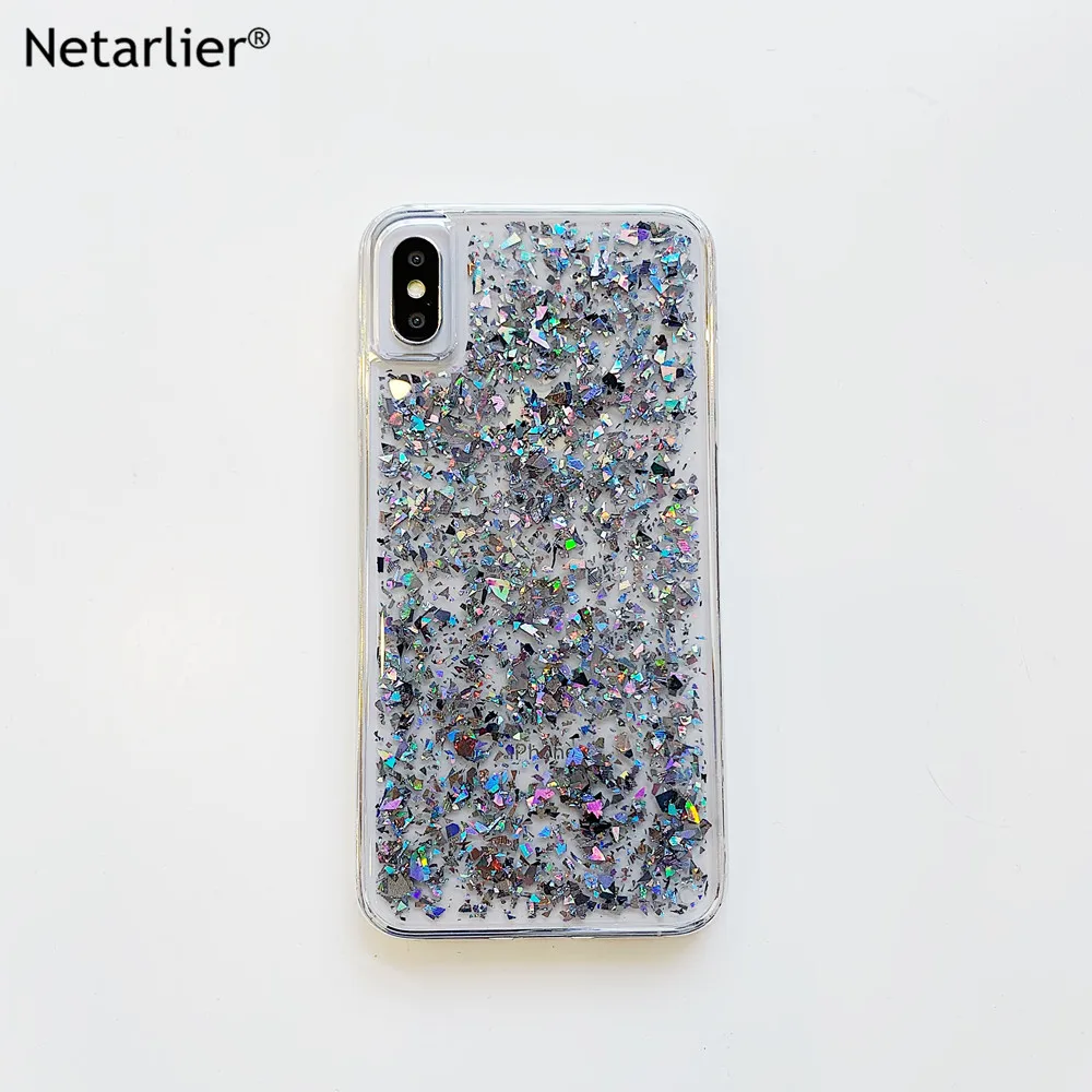 Новинка Роскошный чехол Netarlier для iPhone11 Pro Max XR Xsmax блестящий Блестящий
