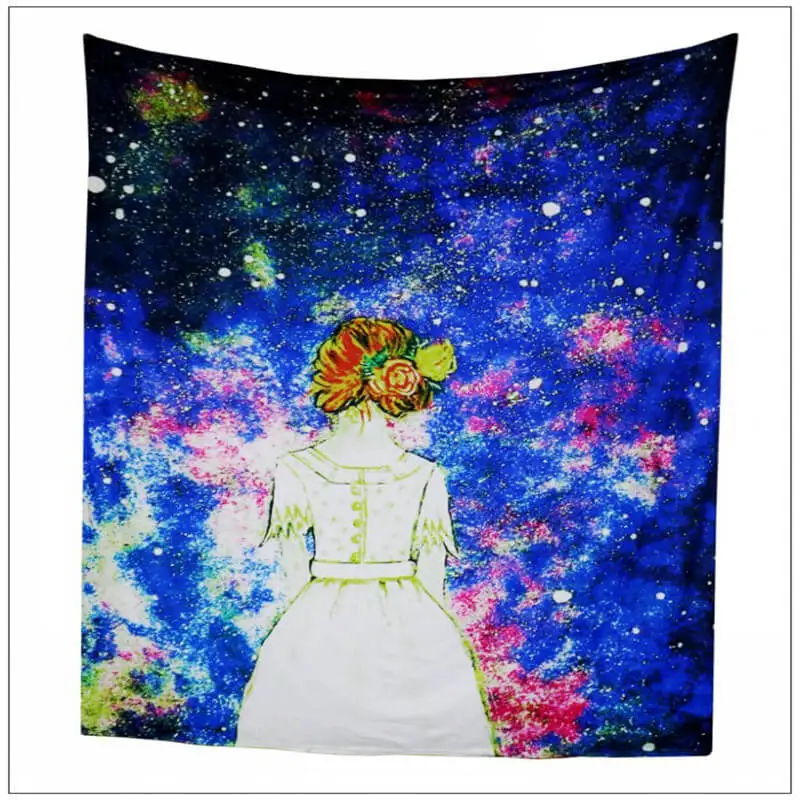 LeRadoreBeach полотенце гобелен Триппи настенные вешалки хлопок домашний декор пледы