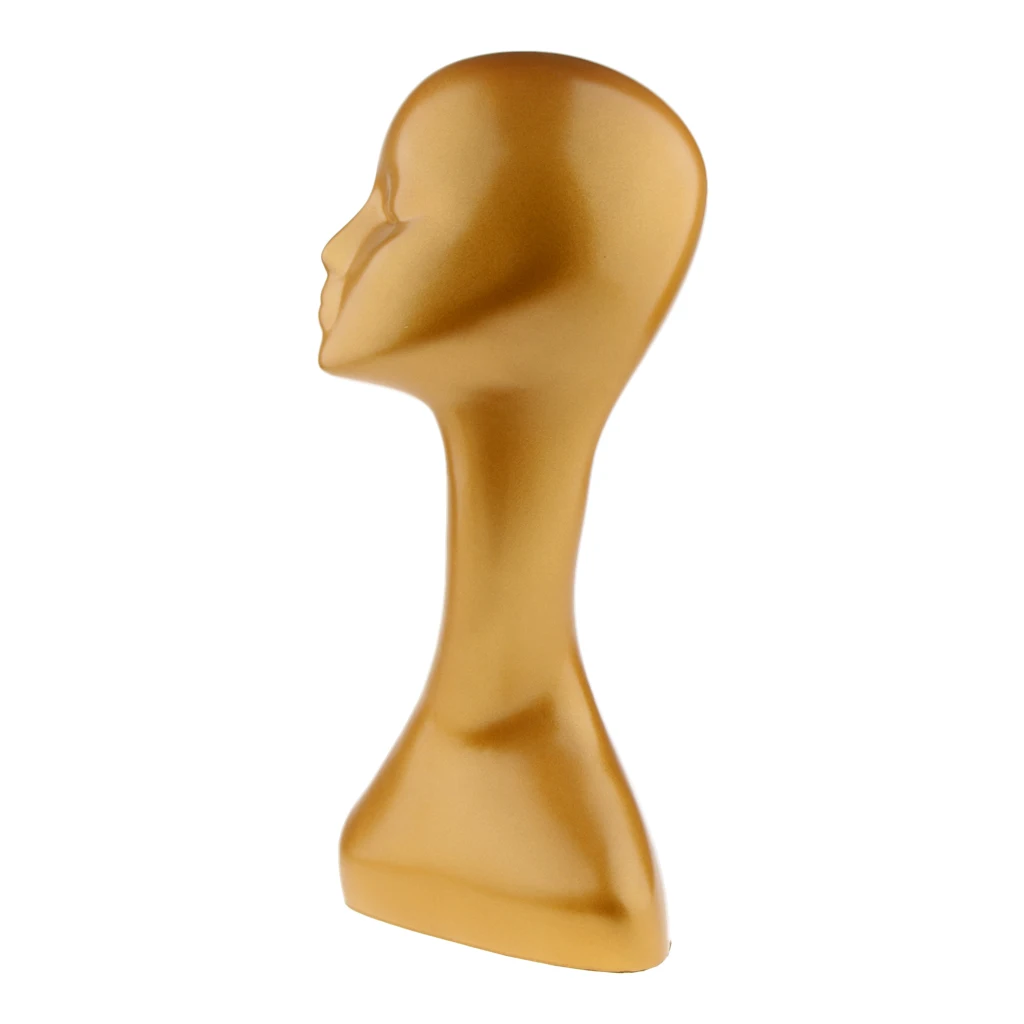 

Showcase Deco Head Mannequin Model Doll Hats Cap Jewelry Display for Home Shop Barbershop Salon Use