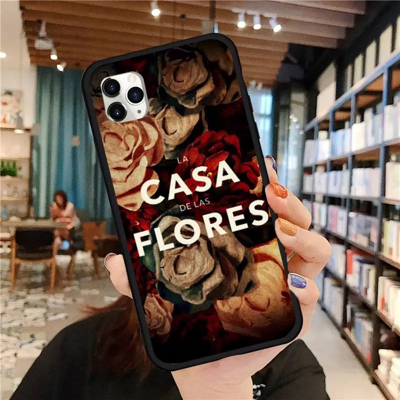 

La Casa de las Flores tv Phone Case for iPhone 11 12 pro MINI XS MAX 8 7 6 6S Plus X 5S SE 2020 XR