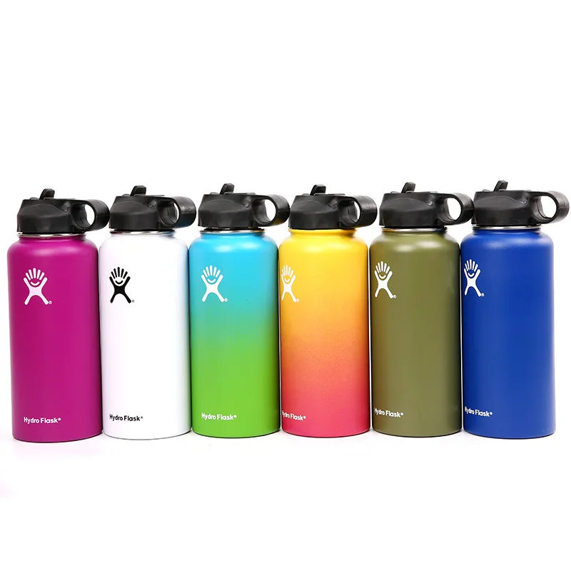 Бутылка для воды из нержавеющей стали 32/40 унций термос с вакуумной изоляцией и