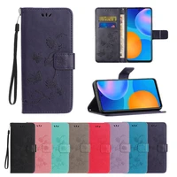 embossed flip wallet leather case for samsung galaxy a72 a52 a42 a12 a32 a02 a02s xcover5 coque card holder folded stand cover