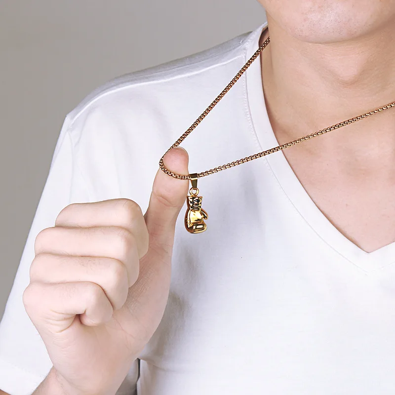 Боксерские перчатки из титановой стали твердая подвеска модная мужская