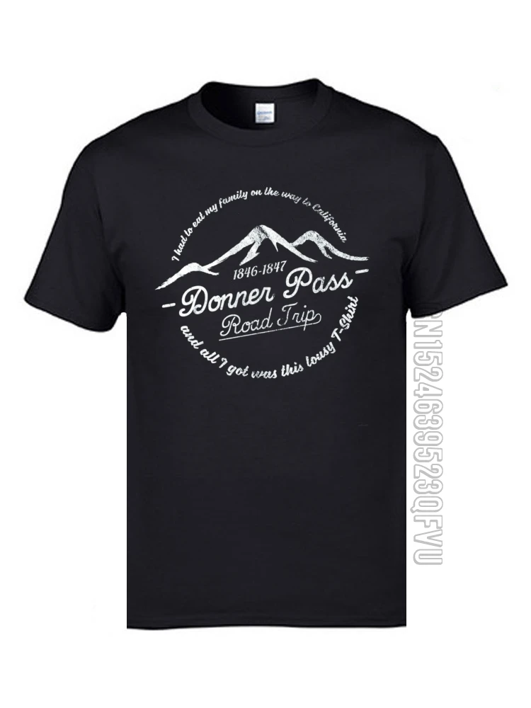 Футболка Mountain Two Peaks Donner Pass Road Trip модные летние топы футболка оптовая продажа для