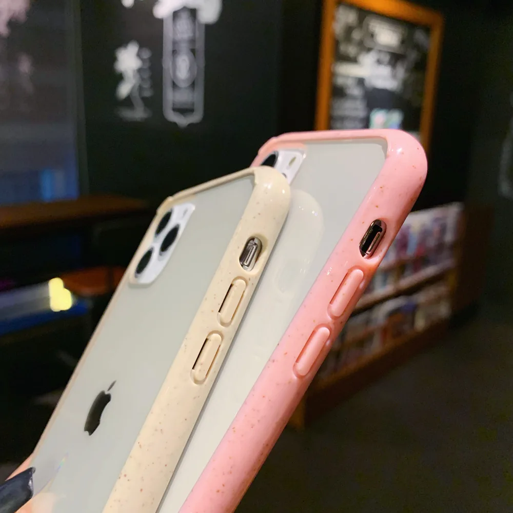 ТПУ бампер акриловый Жесткий Чехол для iPhone X Xs Max XR противоударный Броня глянцевый