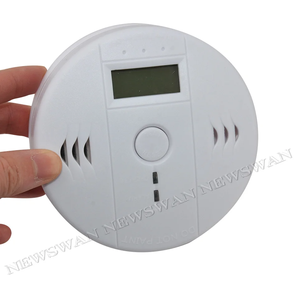 

Детектор утечки газа, профессиональный детектор угарного газа с ЖК-дисплеем, с сигнализацией, для дома