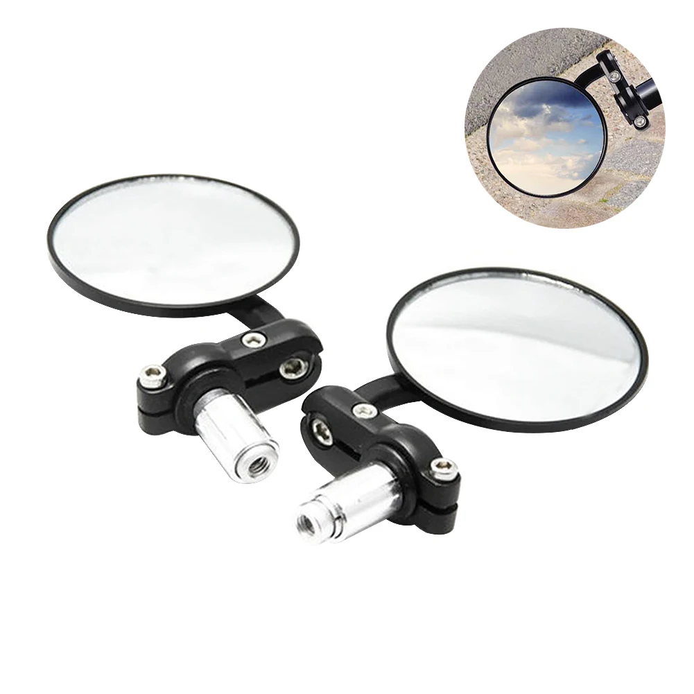 

Боковое зеркало заднего вида, выпуклое мотоциклетное зеркало с хвостовиком Hawk-eye для рулей 7/8 дюйма, подходит для большинства крейсеров Harley