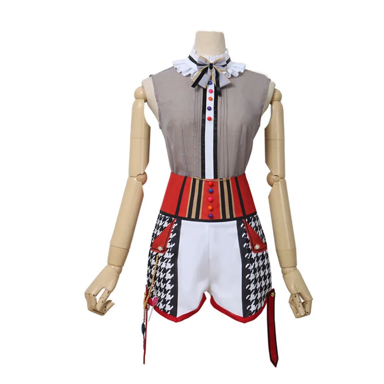 Zhomecos Amine BanG Dream poppin вечерние костюмы для косплея Toyama Kasumi Ichigaya Arisa полный комплект