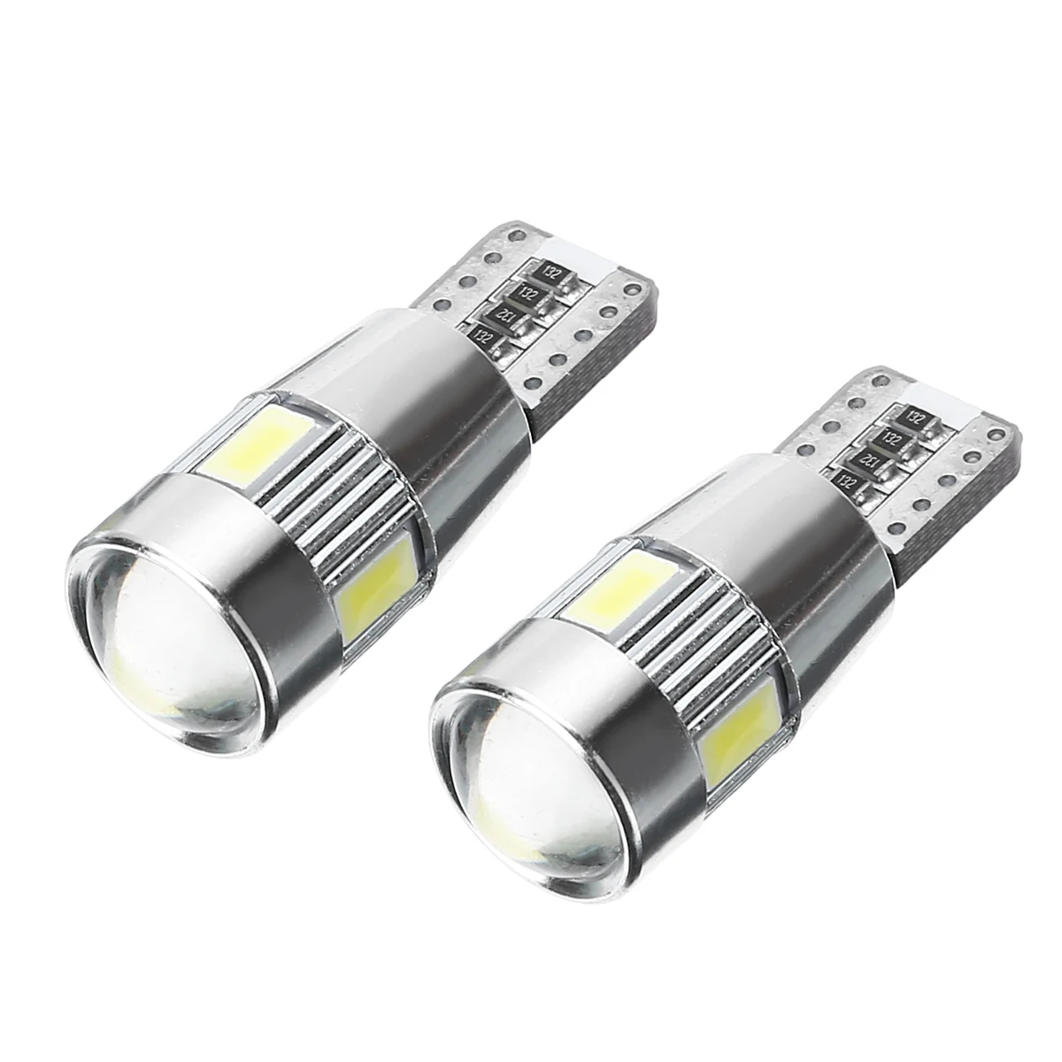 Mayitr 2 шт. T10 5630 6SMD светодиодный Canbus Error Free автомобиля клиновидные боковые