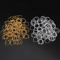 1000pcslot hair braid dreadlock bead golden silver hair rings cuff clip braid hoop circle inner diameter 14mm men women