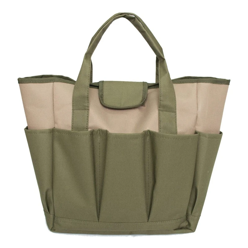 

Garden Tote Bag Garden Tool Organizer with 8 Roomy Pockets, Garden Tool Bag for Keeping Gardening Kit and Necessities