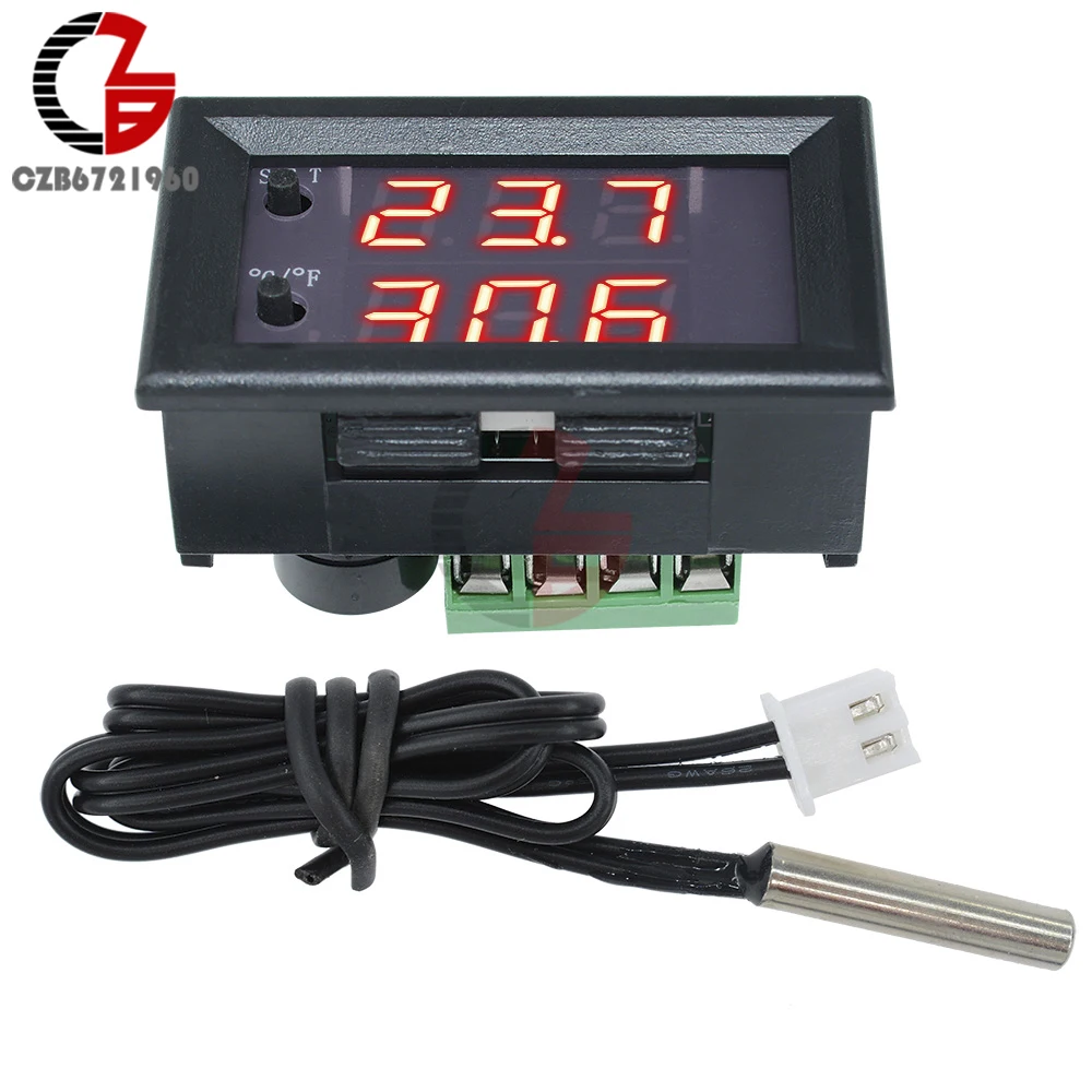 СВЕТОДИОДНЫЙ цифровой термостат W1209WK DC 12V регулятор температуры холодильник