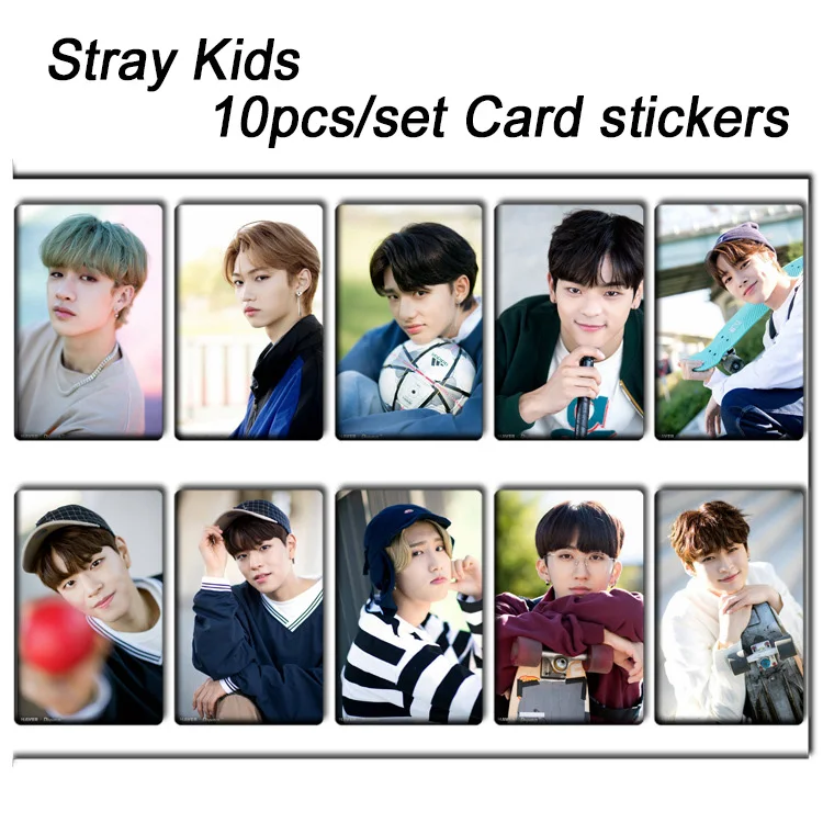 10 шт./компл. Стикеры для фотографий в стиле KPOP | Канцтовары офиса и дома