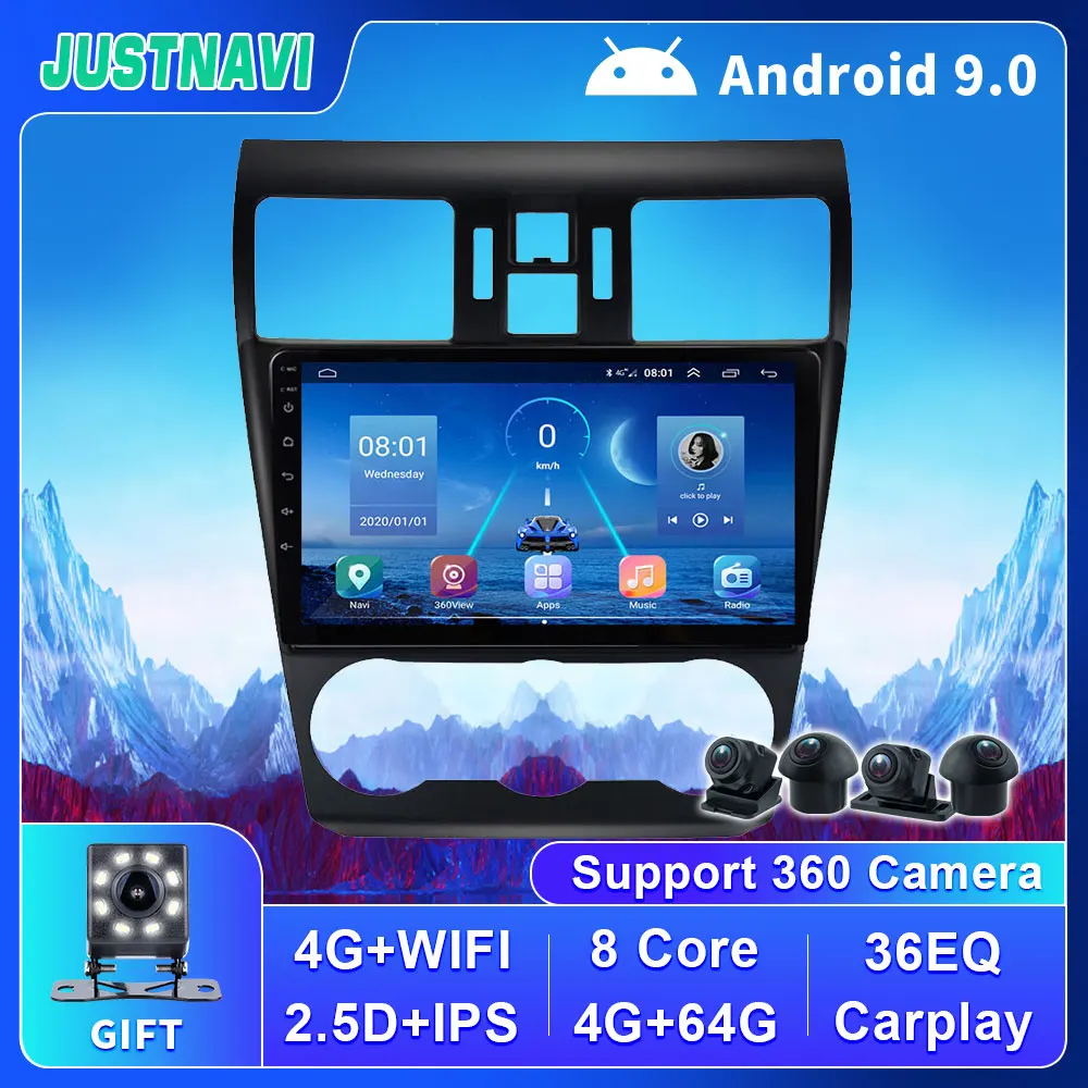 

Автомагнитола 2DIN для Subaru Forester XV 2012-2015 с GPS-навигацией, DSP, Carplay, 4G, Wi-Fi, Автомобильный мультимедийный плеер с задней камерой без DVD
