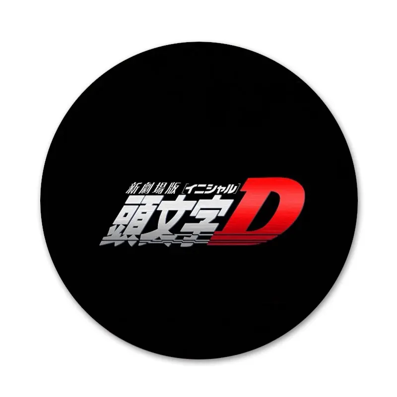 

INITIAL D AE86 model Icons Pins Badge Decoration Brooches Metal Badges For Backpack Decoration 58mm