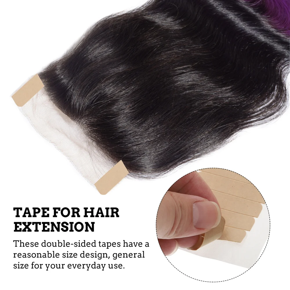 

5 Sheets Hair System Tapes Double Sided Adhesive Strips Tape for Hair Extension