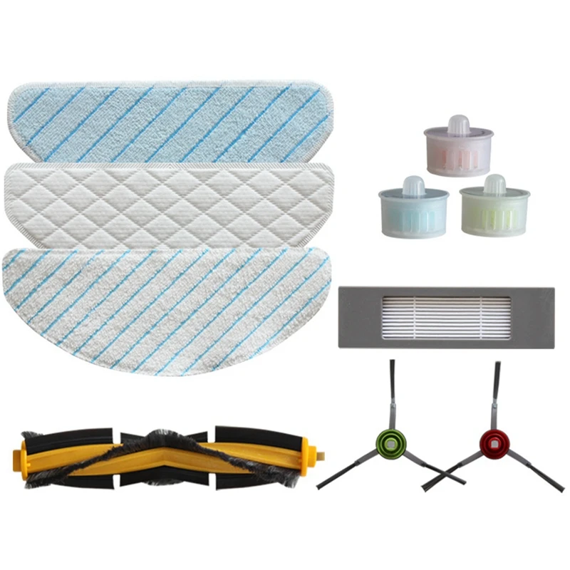 

Suitable for Ecovacs T9 MAX T9 POWER Sweeper Accessories Rolling Brush Side Brush HEPA Filter Mop Cloth Freshener
