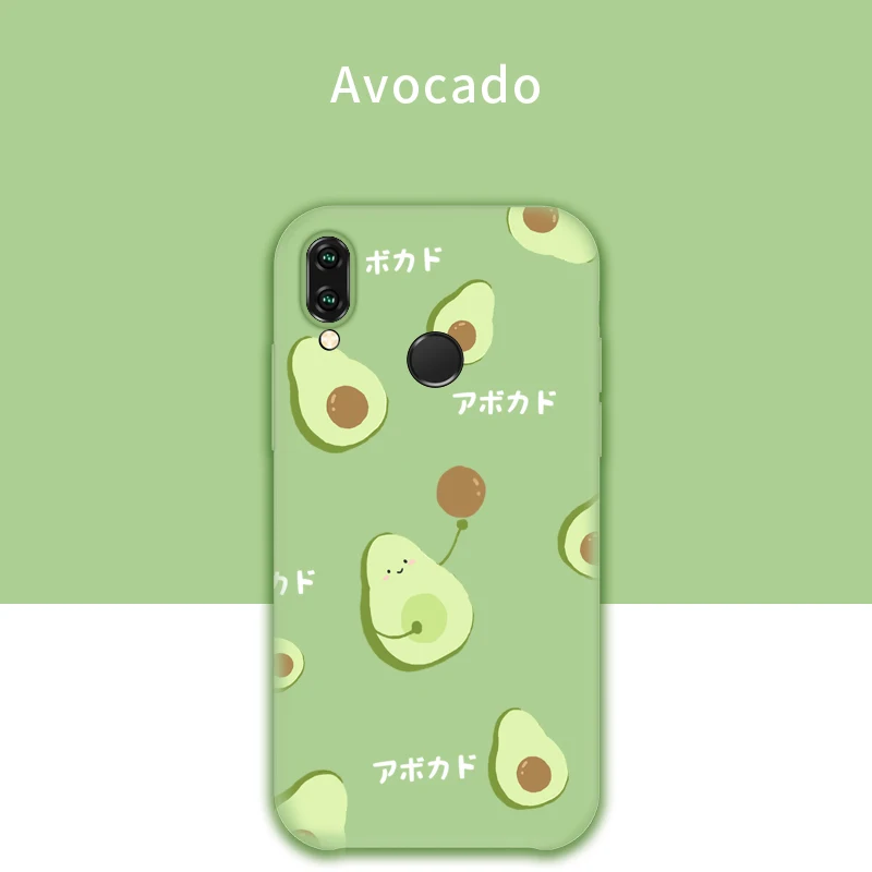 Avocado Силиконовый чехол ASINA с милыми цветами для huawei P20 P30 Lite Pro, прозрачный чехол с фруктами для huawei Honor 8X10 mate 20 Pro Fundas - Цвет: Avocado