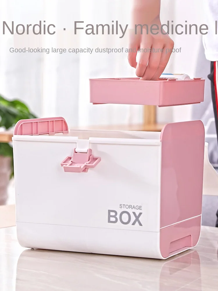 Medicine Box Household First-Aid Kit Small Family Pack Emergency First Aid Storage | Дом и сад