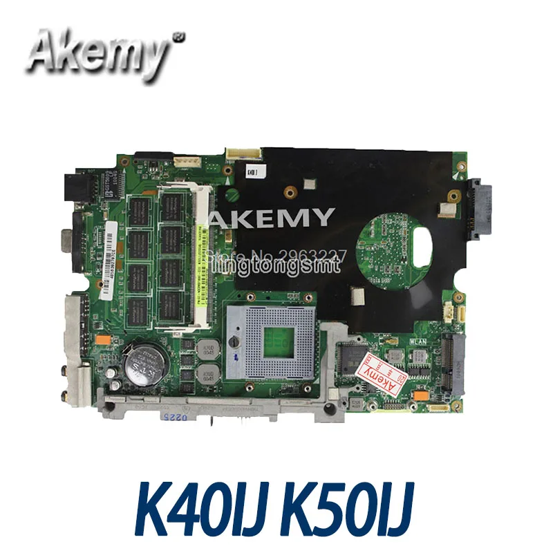 

Материнская плата для ноутбука Amazoon K40IJ для For Asus K40IJ K50IJ K60IJ X5DIJ K40AB K50AB K40 K50 тестовая оригинальная материнская плата