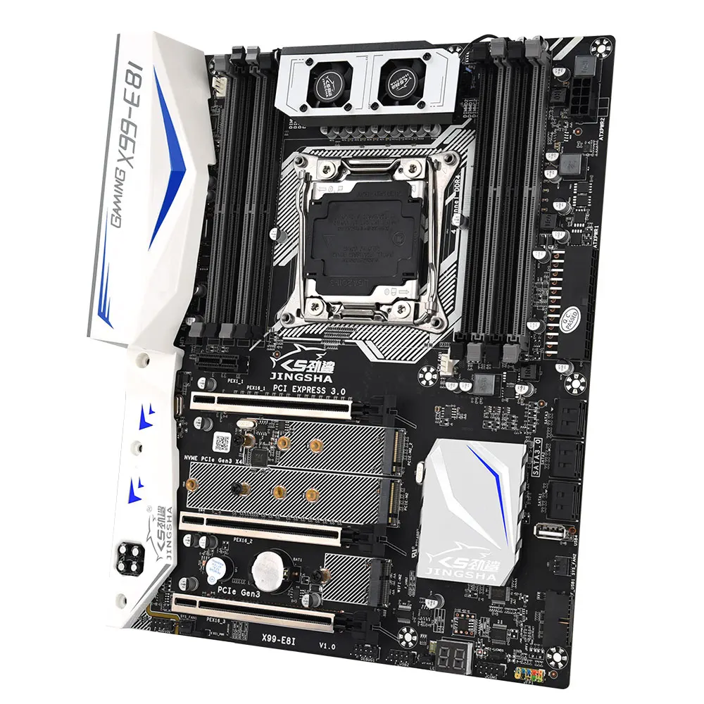 Preise X99 E8I Motherboard Unterstützung Intel XEON E5 LGA2011-3 DDR4 ECC REG Speicher NVME USB 3,0 ATX Server Unterstützung Turbo Boost Sata 3,0