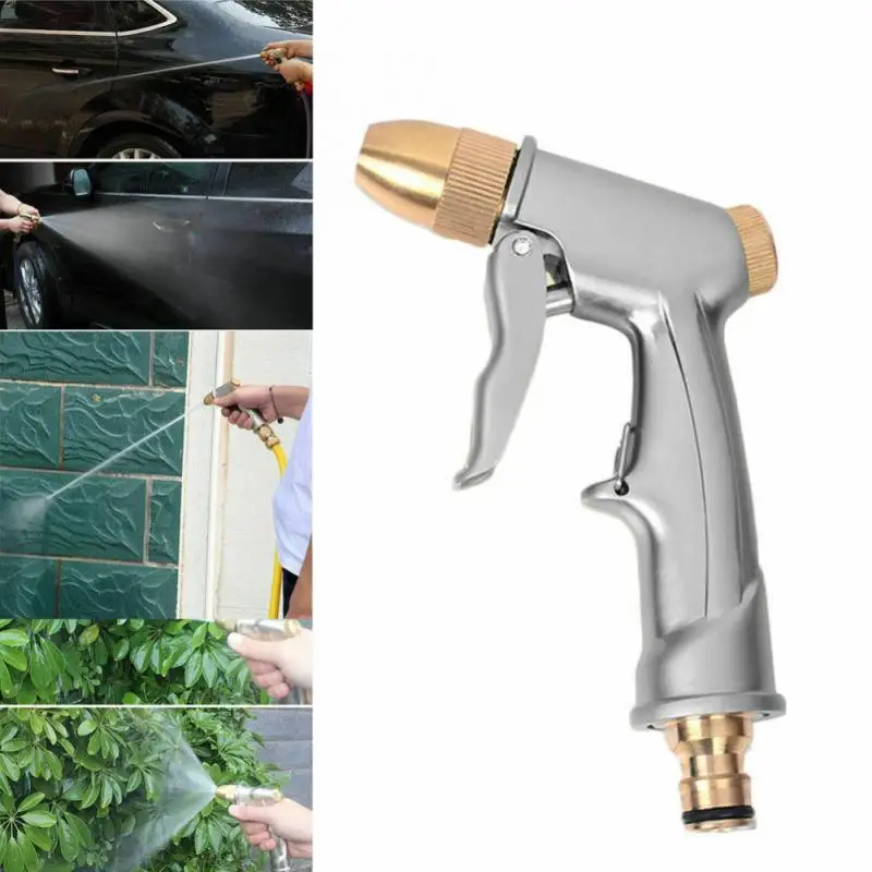 

Auto Metal High Pressure Water Spray Gun Brass Nozzle For Car Washing Garden Irrigation Watering Hose Mist Car Cleaning Tool