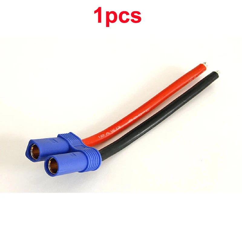 Коннектор EC5 с кабелем Silcon 12 #12 Awg для самостоятельной сборки моделей летательных