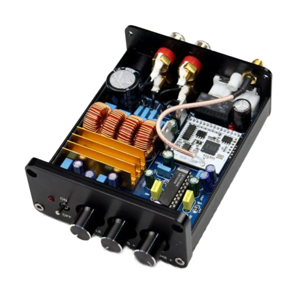 Класс D AMP TPA3116 LM1036 Регулировка громкости Bluetooth цифровой усилитель мощности мини