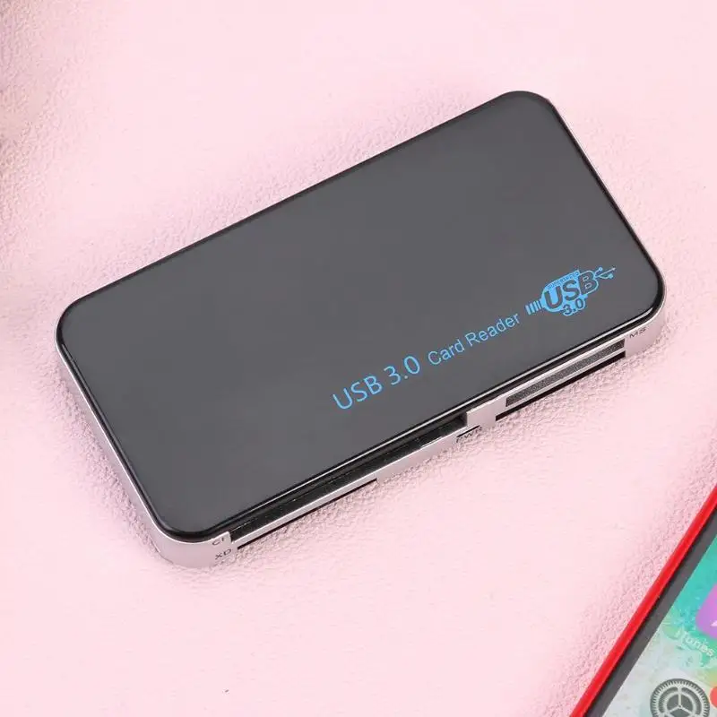 USB 3,0 кард-ридер карта памяти карта считывателя адаптер для TF M2 CF XD MS 6-в-1 комплексное проектирование удобно и практично