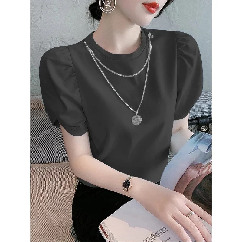 

2021 Tops black T Shirt Women Cotton Female Tshirt Cotton