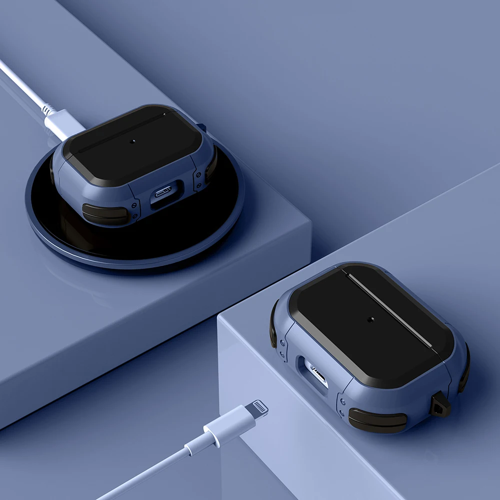 Противоударный чехол для Airpods Pro 2/1 Силиконовый противоударный Apple AirPods Air Pods 2 1