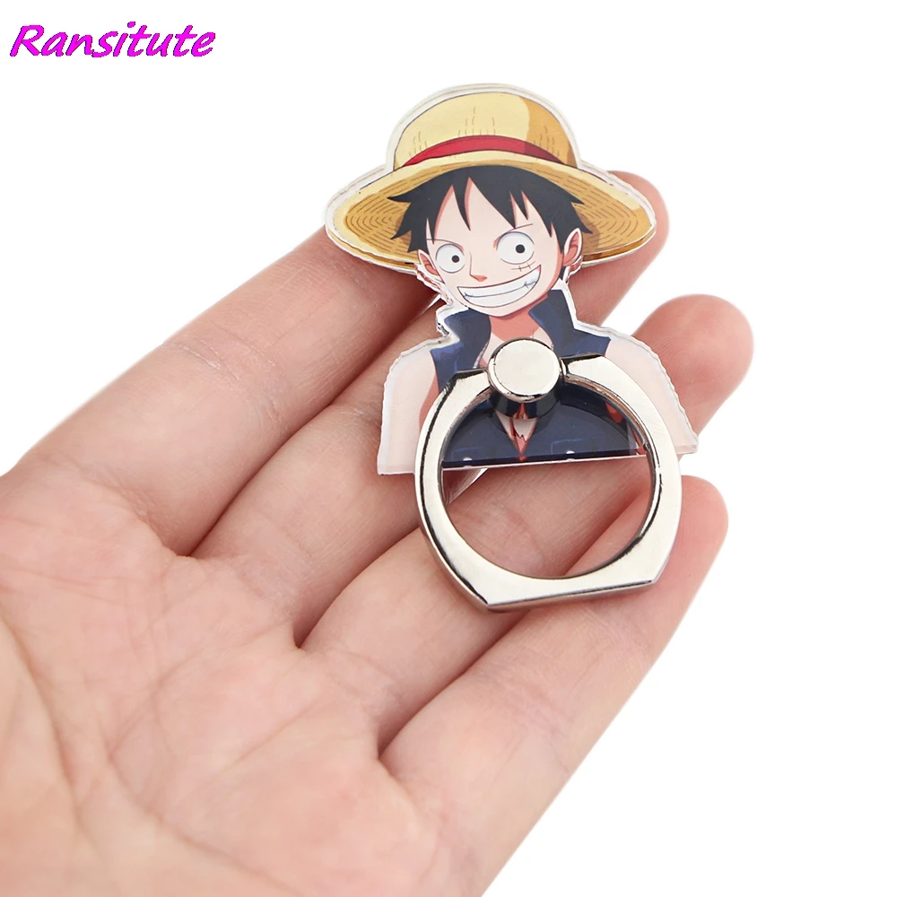 r1687 anime boy cartoon fashion ring metal mobile phone accessories rotating ring bracket lazy desktop anti fall bracket gifts free global shipping