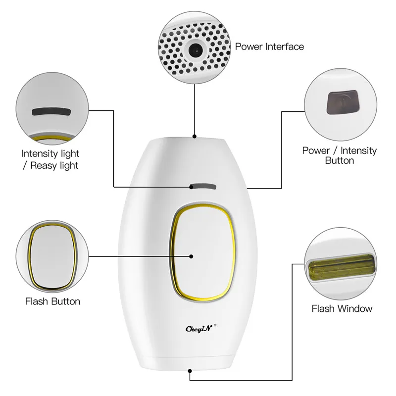 

500000 Flash Permanent Ipl Epilator Laser Hair Removal Electric Body Hair Remover Shaver Bikini Trimmer Depilation Tool Machine