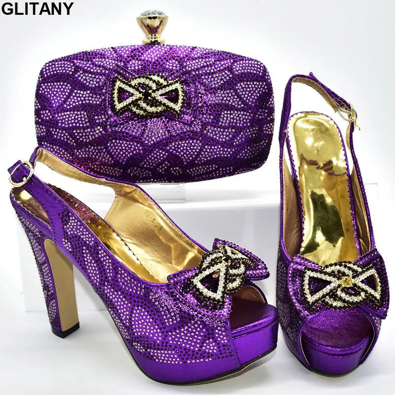 Итальянская дизайнерская обувь и сумочка в комплекте Туфли лодочки Женская