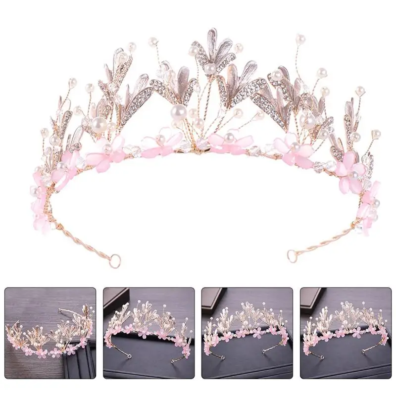 

Kid Crown Party Performance Show Crown Festival Girl Headdress Decorative Children Crown Performance Show Crown For Party