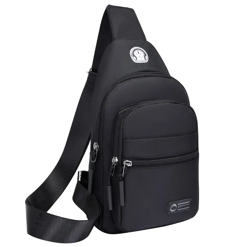 

Модная мужская сумка из ткани Оксфорд, дорожные сумки, забавные однотонные водонепроницаемые нагрудные сумочки, модные роскошные сумки через плечо