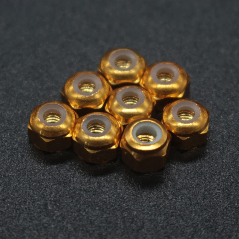 Алюминиевая нейлоновая гайка M3 8 шт. обновленная модель HSP 02191 для 1/10
