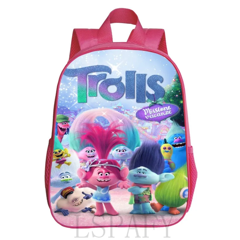 Новое поступление 16-дюймовый Mochilas Infantil сумка с изображением троллей мультяшный