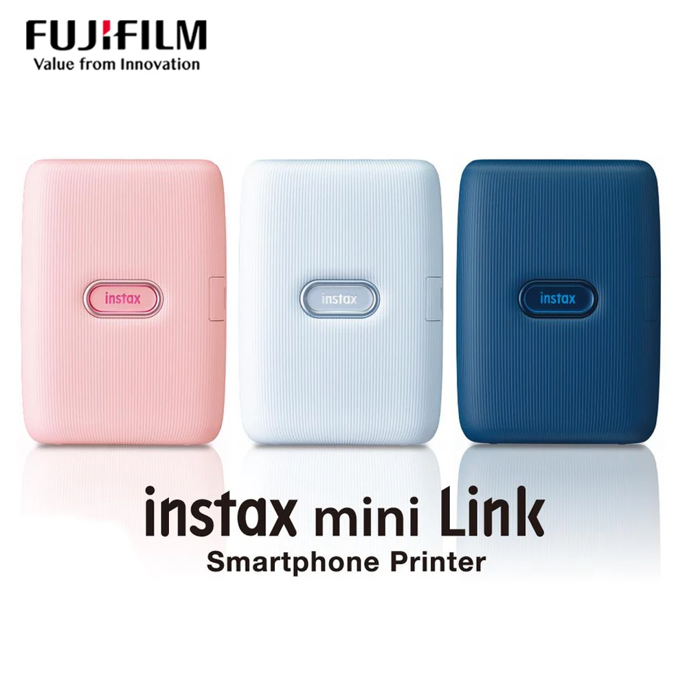 Fujifilm Instax Mini Link Printer Registered Print From Video Motion Control Together In Fun Mode Pink White Blue #R20 |