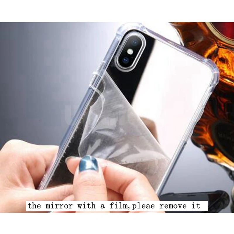 Зеркальный чехол UPaitou из ТПУ для VIVO Y93 Lite Y93S Y79 Y95 Y91C Y97 Y85 Y91 Ru акрила с мягкой задней