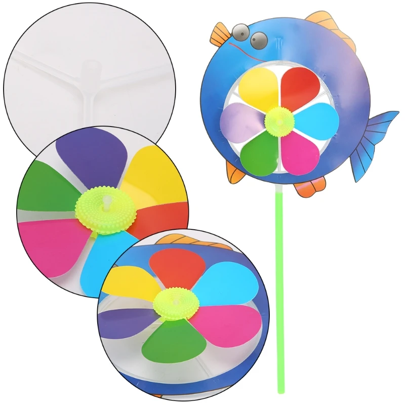 HBB Cartoon Animal Windmill Wind Spinner Pinwheel Home Garden Yard Decor Kids Toys |