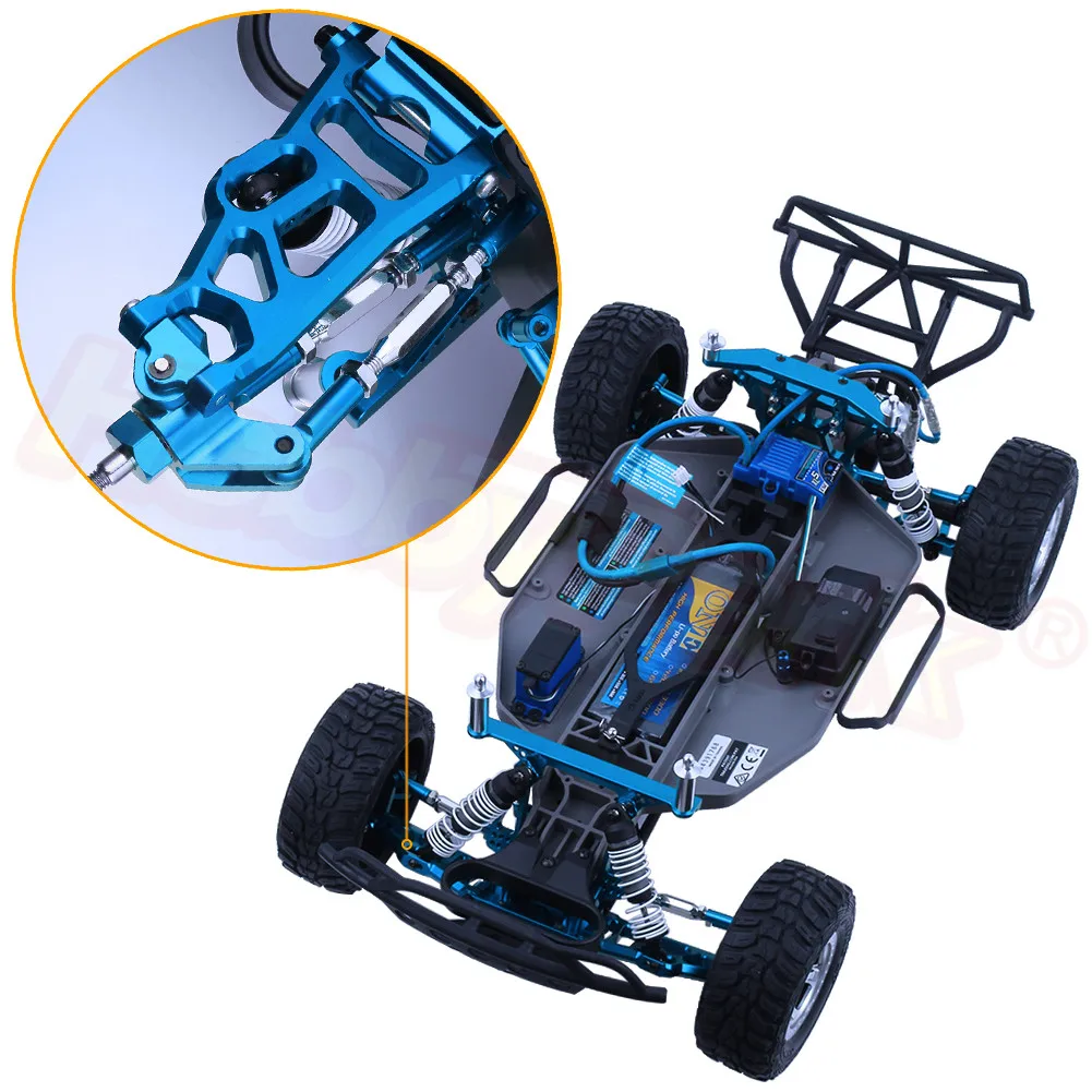 Алюминиевые передние подвесные рычаги и хомут 3631 для Traxxas Slash 2WD 1/10 обновленные